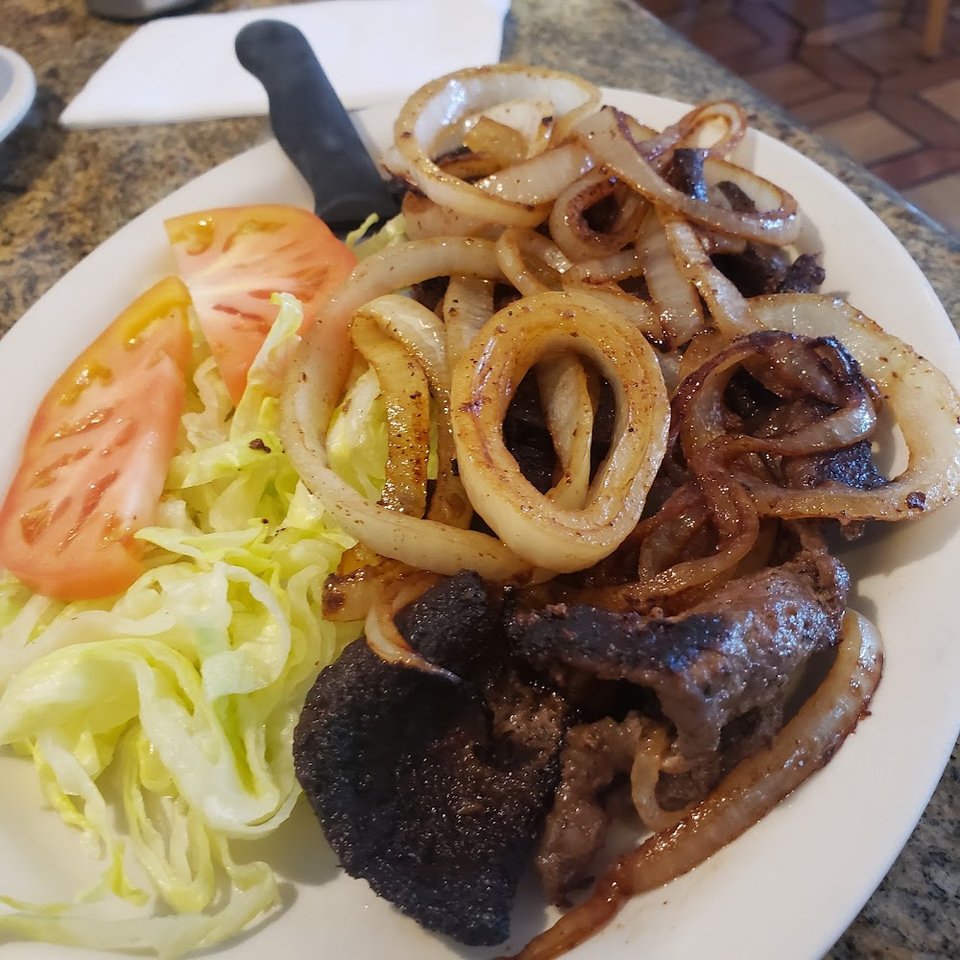 Special Club Steak with Onions