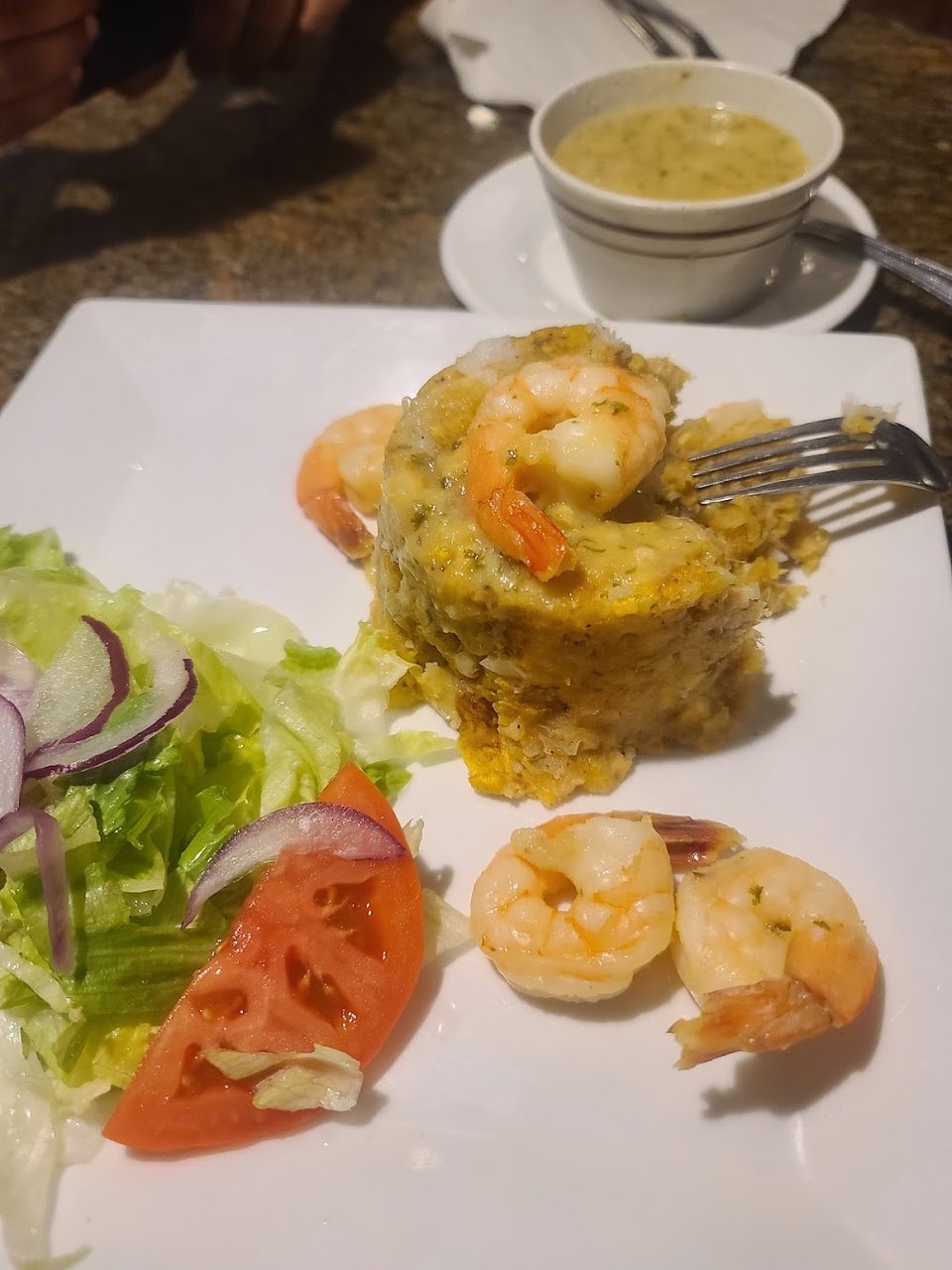 Shrimp Mofongo